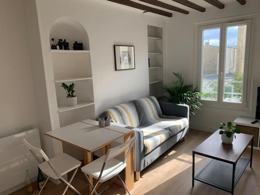 Studio Lumineux, Refait A Neuf, Metro Jourdain Paris Eksteriør bilde